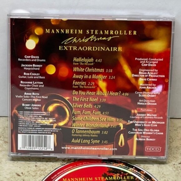 Mannheim Steamroller Christmas Extraordinaire CD 2001 Holiday Music Album 12 Tra - Picture 3 of 6
